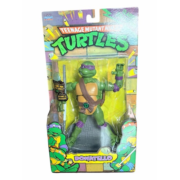 Teenage Mutant Ninja Turtles: 4” Remastered Michelangelo  Playmates Toys TMNT Classic Collection Action Figures Set 34 Points of Articulat
